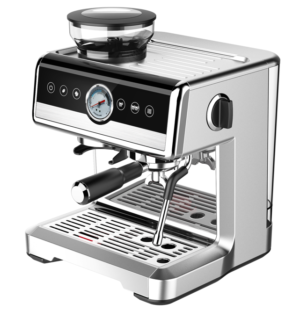 Espresso Machine with Grinder and Milk Frother, 20 Bar Semi Automatic Espresso Coffee Machine Latte and Cappuccino Coffee Maker All in One Espresso Machine For Home Barista