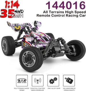 WLTOYS 144016 1/14 Scale Electric 4WD Racing Car - High-Speed RC Car سيارات ريموت للبر