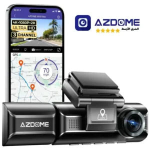 Azdome داش كام أزدوم M550 Max 4K | 3 كاميرات أمام + خلف + داخل