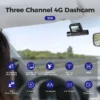 s58-4 AZDOME S58 4G LTE 3CH DASH CAM LIVE WITH 2.4" IPS SCREEN