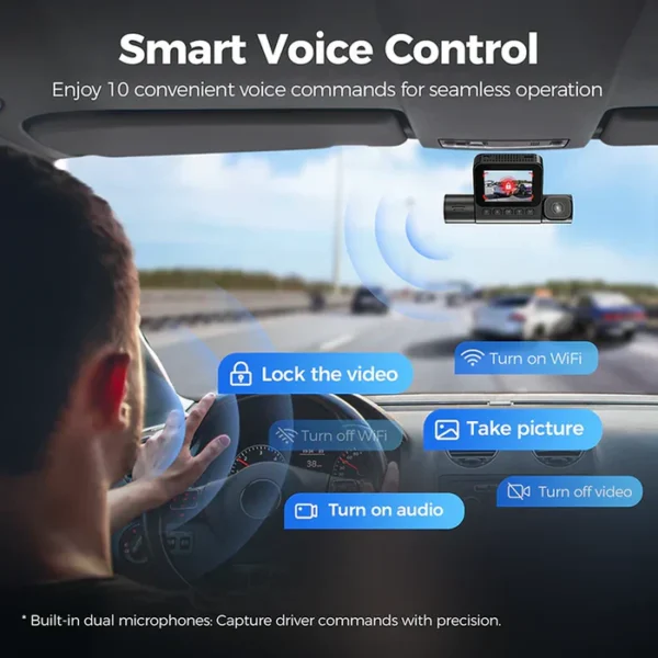 s58-7 AZDOME S58 4G LTE 3CH DASH CAM LIVE WITH 2.4" IPS SCREEN